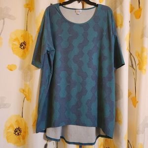 Lularoe tunic style t-shirt, size XL